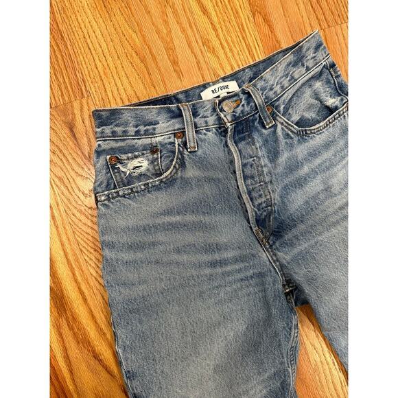 Re/Done 90’s Crop Low Slung Jeans - Picture 4 of 7